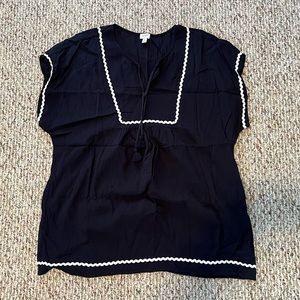 J. Crew Navy Blue Coverup